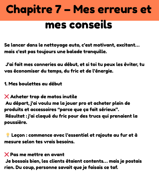 Ebook - De passioné(e)s , à pro du nettoyage auto